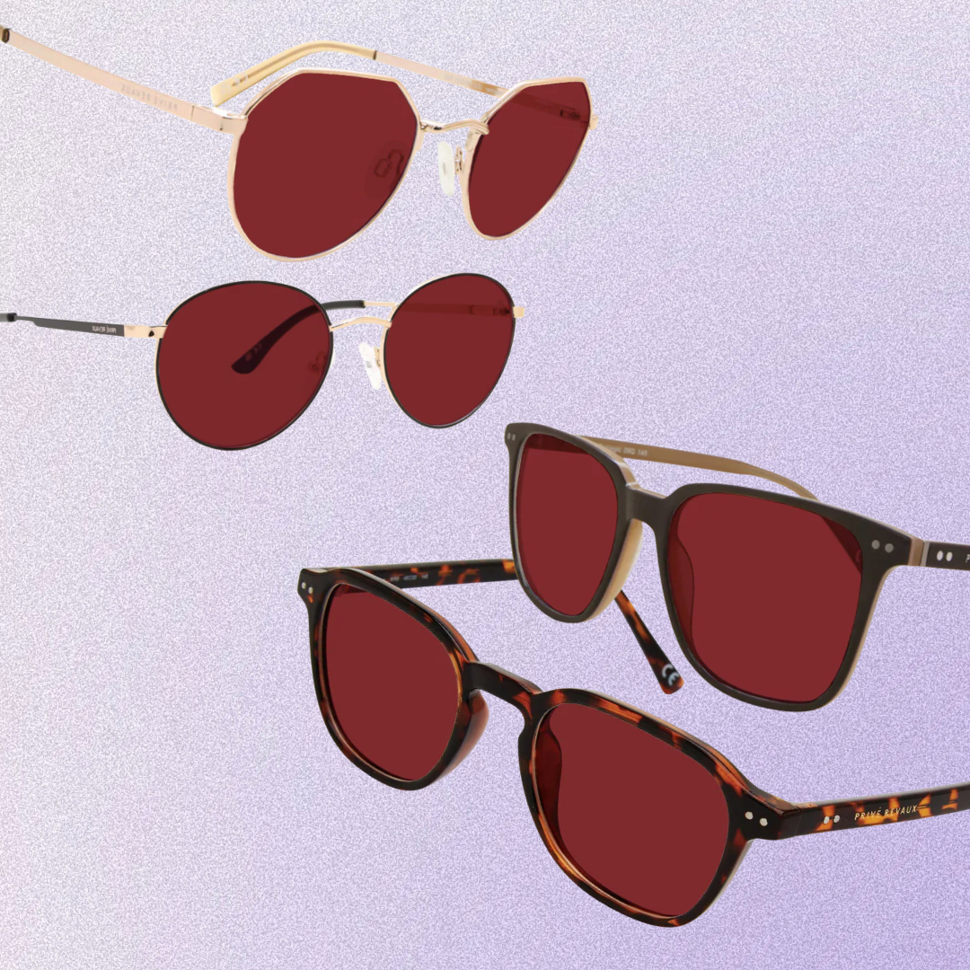 Achromatopsia Glasses (C01 Plum)